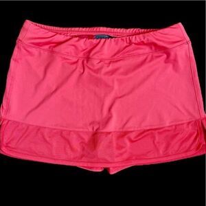 Inphorm Tennis Skort-L coral pink